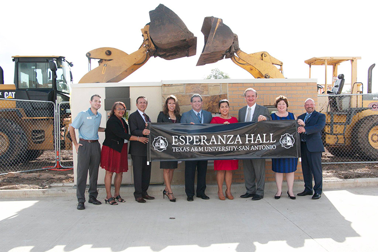 Campus, city officials and Student Government celebrated the dedication of Esperanza Hall Sept. 6, A&M University-San Antonio's first student dormitory.