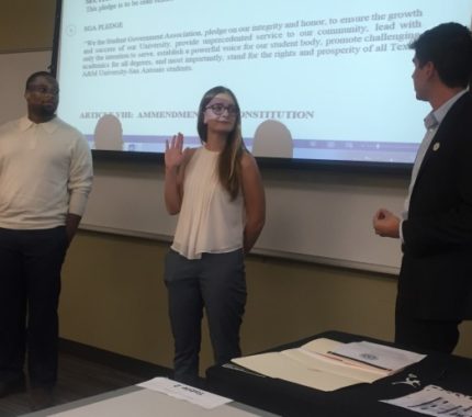 SGA inducts two new members at first meeting - The Mesquite Online News - Texas A&M University-San Antonio