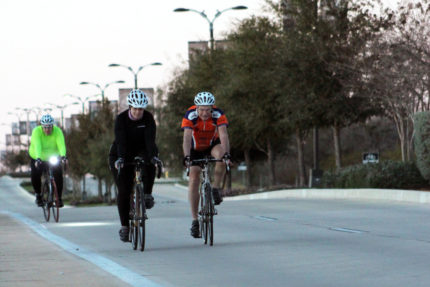 Night cyclists climb and coast campus hills - The Mesquite Online News - Texas A&M University-San Antonio