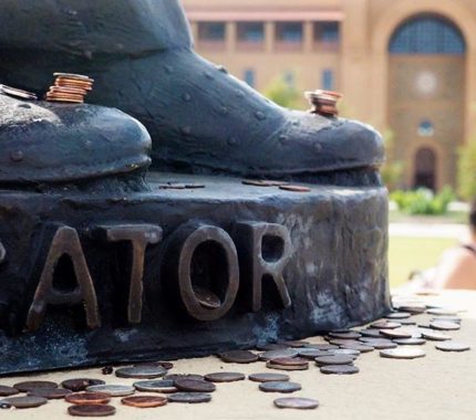 Students place pennies for luck - The Mesquite Online News - Texas A&M University-San Antonio