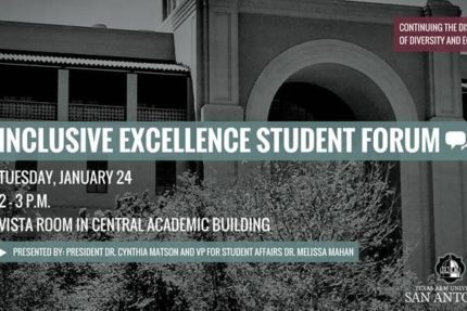 Students encouraged to attend inclusivity forum Jan. 24 - The Mesquite Online News - Texas A&M University-San Antonio