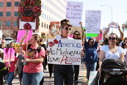 Women’s March draws hundreds of people - The Mesquite Online News - Texas A&M University-San Antonio