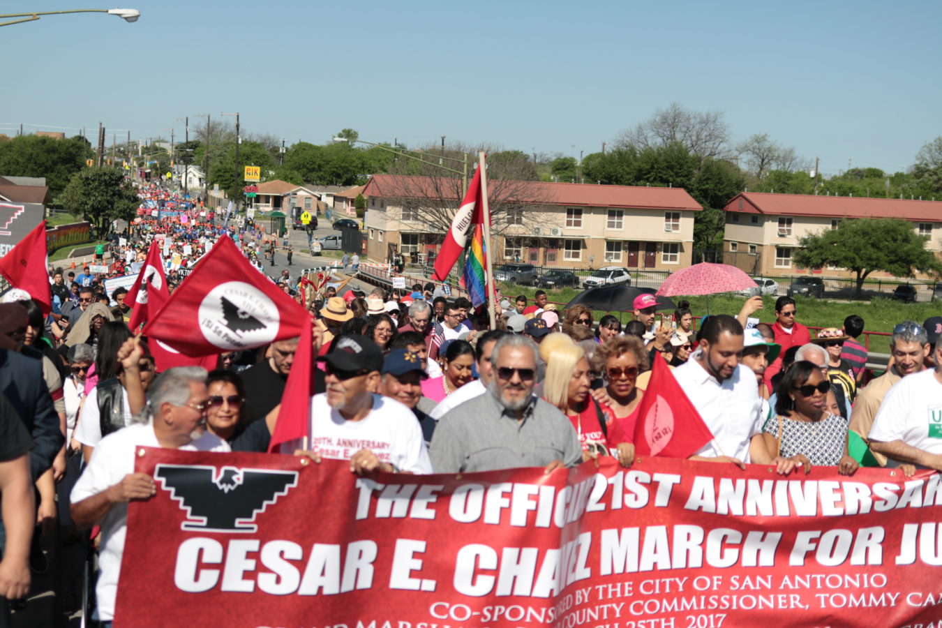 Cesar Chavez March for Justice Unites San Antonio Texas A&M