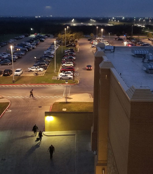 A view of the Texas A&M University-San Antonio campus from the fourth floor of Central Academic Building Thursday, Feb. 22