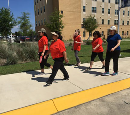 Employees walk for a purpose - The Mesquite Online News - Texas A&M University-San Antonio