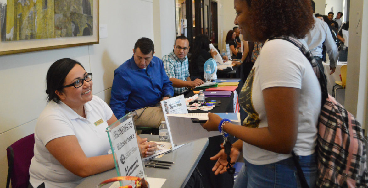 Students shop for employment at job fair - The Mesquite Online News - Texas A&M University-San Antonio