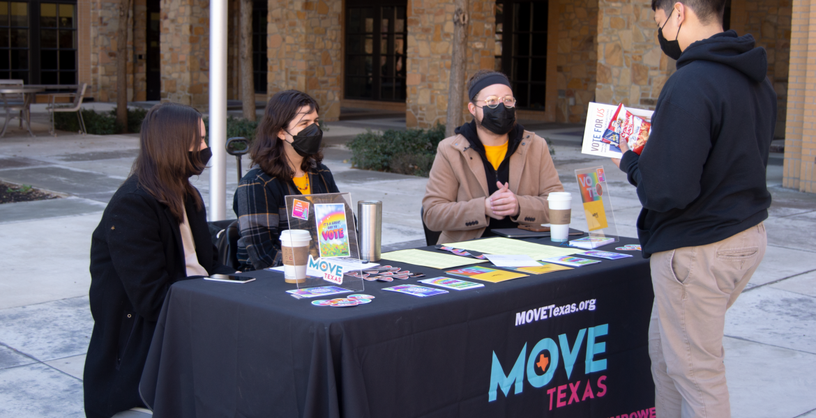 University event celebrates students voting in March 1 primary elections - The Mesquite Online News - Texas A&M University-San Antonio