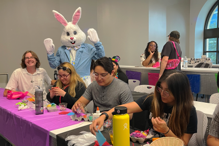 Easter Bunny hops in to celebrate Fiesta with transfers - The Mesquite Online News - Texas A&M University-San Antonio