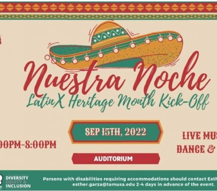 LatinX heritage month kicks off with cultural night - The Mesquite Online News - Texas A&M University-San Antonio