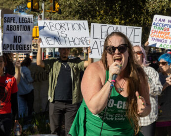 ‘Motherhood should be a choice!’ Protesters host rally at the federal courthouse lawn on 50th anniversary of Roe v. Wade - The Mesquite Online News - Texas A&M University-San Antonio