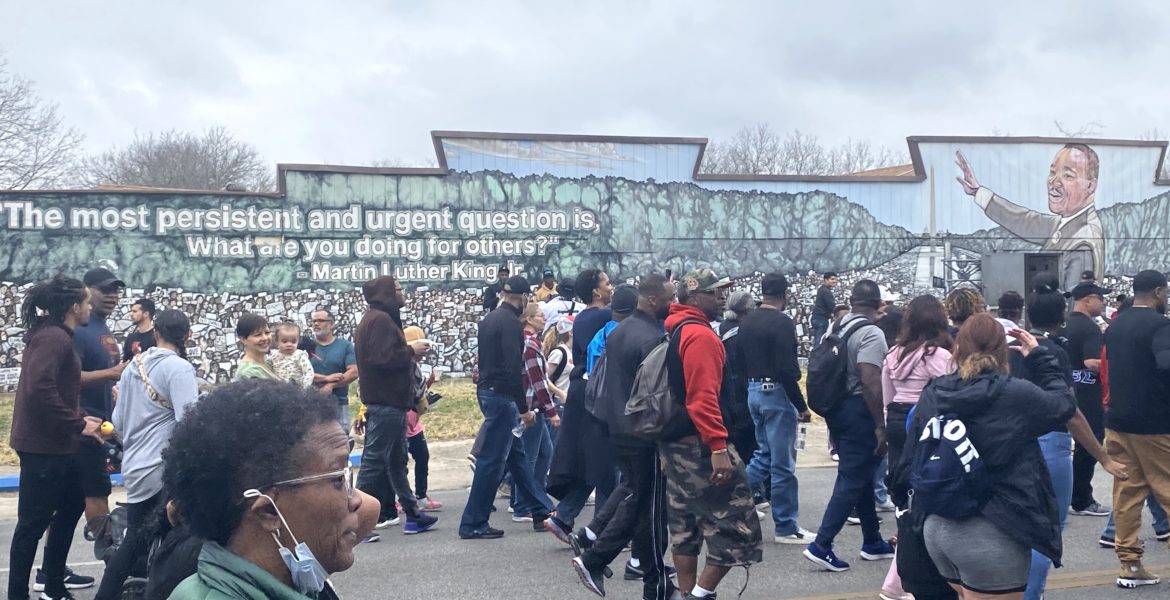MLK march sparks San Antonio residents to come together - The Mesquite Online News - Texas A&M University-San Antonio