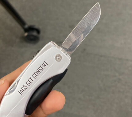 Title IX hands out multitools with pocket knives as part of ‘swag’ merch at resource fair - The Mesquite Online News - Texas A&M University-San Antonio