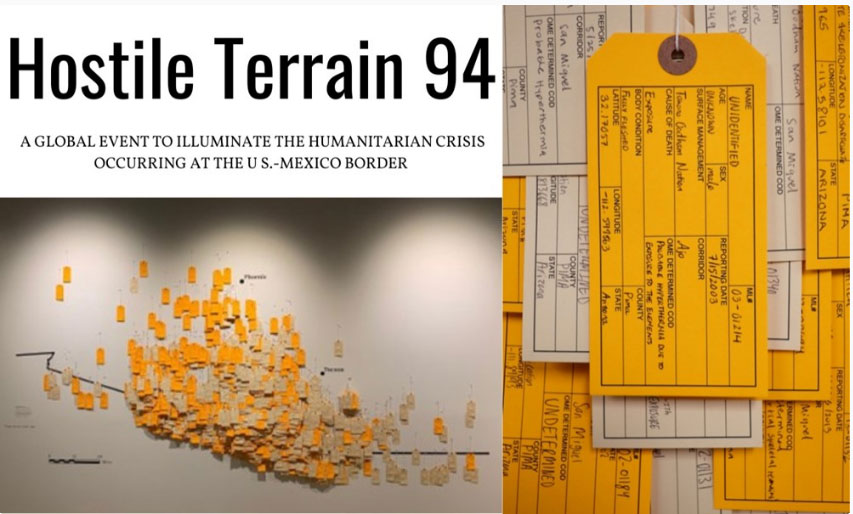 University to host pop-up art exhibit by Undocumented Migration Project: “Hostile Terrain 94” - The Mesquite Online News - Texas A&M University-San Antonio