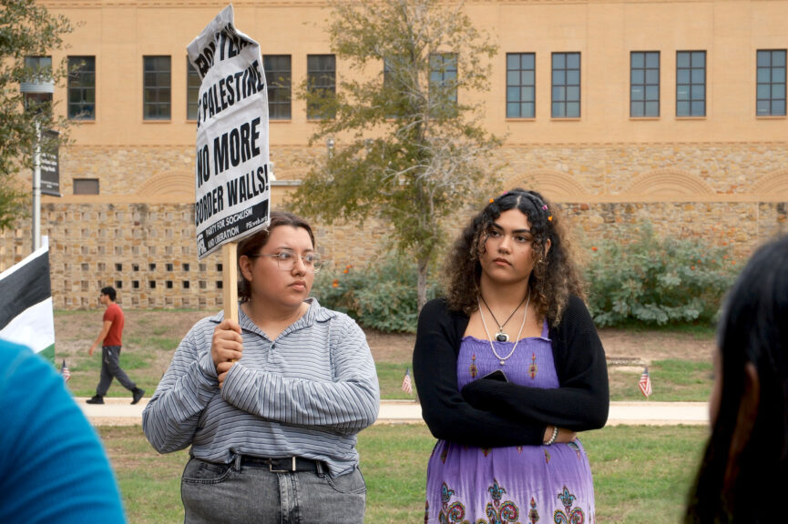 TAMUSA students walk out in support of Palestine, history professor warns about use of the word “genocide” - The Mesquite Online News - Texas A&M University-San Antonio