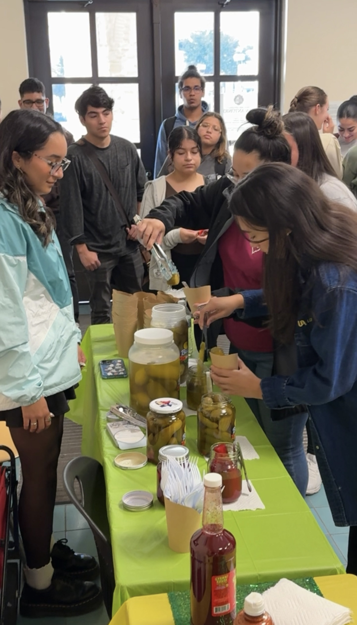 Students pucker up for Pickle Palooza National Pickle Day Texas A&M