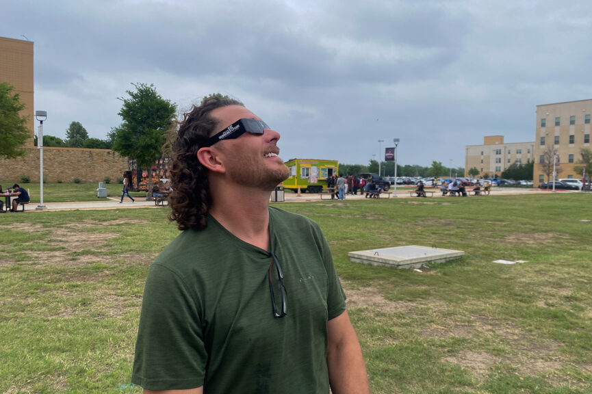 From ‘yay’ to ‘meh’, eclipse shadows range of reactions at A&M-San Antonio and across Texas - The Mesquite Online News - Texas A&M University-San Antonio