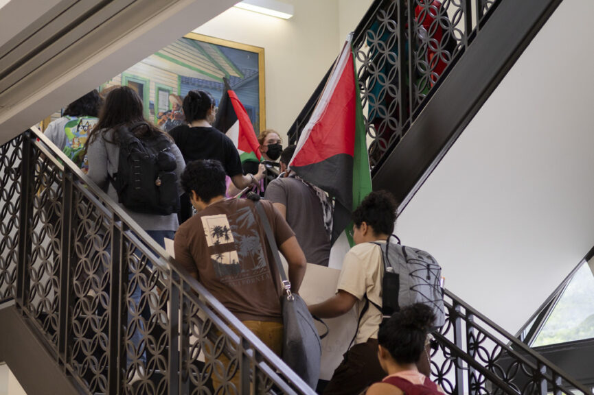 A&M-San Antonio students hold pro-Palestinian demonstration, deliver letter to university denouncing Abott’s order to limit student protests - The Mesquite Online News - Texas A&M University-San Antonio