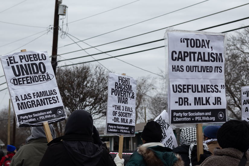 Photo Story: 38th Annual MLK March spirits through the cold weather - The Mesquite Online News - Texas A&M University-San Antonio