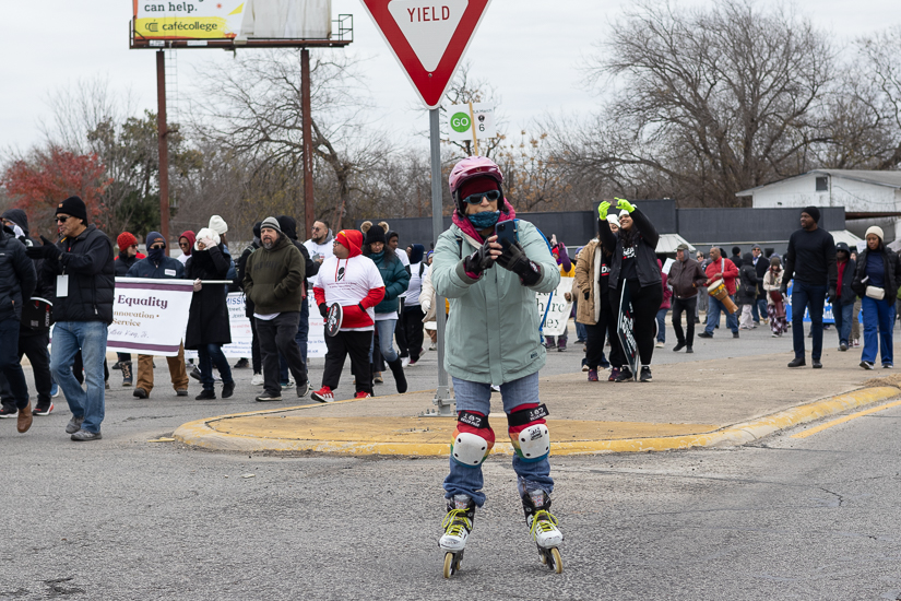 Photo Story: 38th Annual MLK March spirits through the cold weather - The Mesquite Online News - Texas A&M University-San Antonio