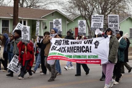 Photo Story: 38th Annual MLK March spirits through the cold weather - The Mesquite Online News - Texas A&M University-San Antonio