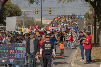 Photo Story: A&M-San Antonio marches for justice in the 29th annual Cesar Chavez March. - The Mesquite Online News - Texas A&M University-San Antonio