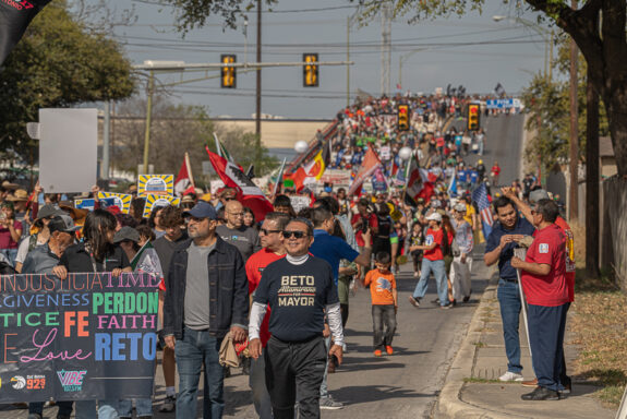 Photo Story: A&M-San Antonio marches for justice in the 29th annual Cesar Chavez March. - The Mesquite Online News - Texas A&M University-San Antonio