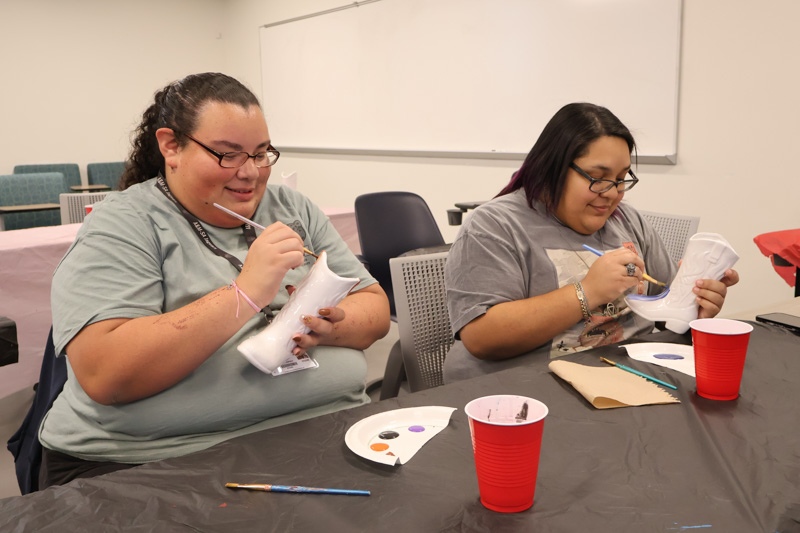 Boots, boas and brushes: Crafty Jaguars raise money for the Dream Maker Scholarship - The Mesquite Online News - Texas A&M University-San Antonio