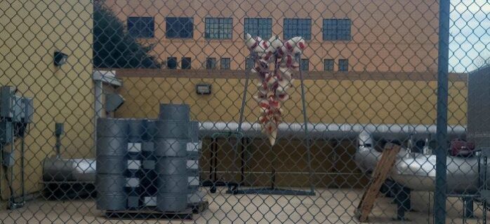 The Flame of Reflection temporarily dimmed as campus construction moves sculpture out of sight - The Mesquite Online News - Texas A&M University-San Antonio